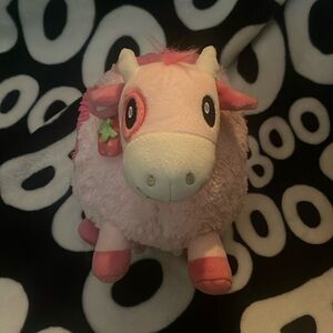 Strawberry cow plushie